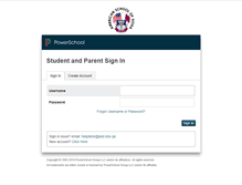 Tablet Screenshot of powerschool.asd.edu.qa